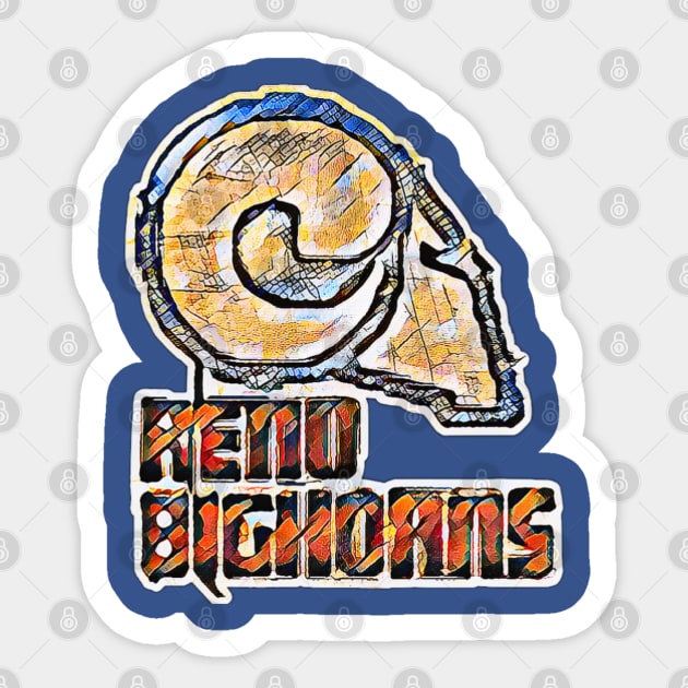 Reno Bighorns Basketball Sticker by Kitta’s Shop